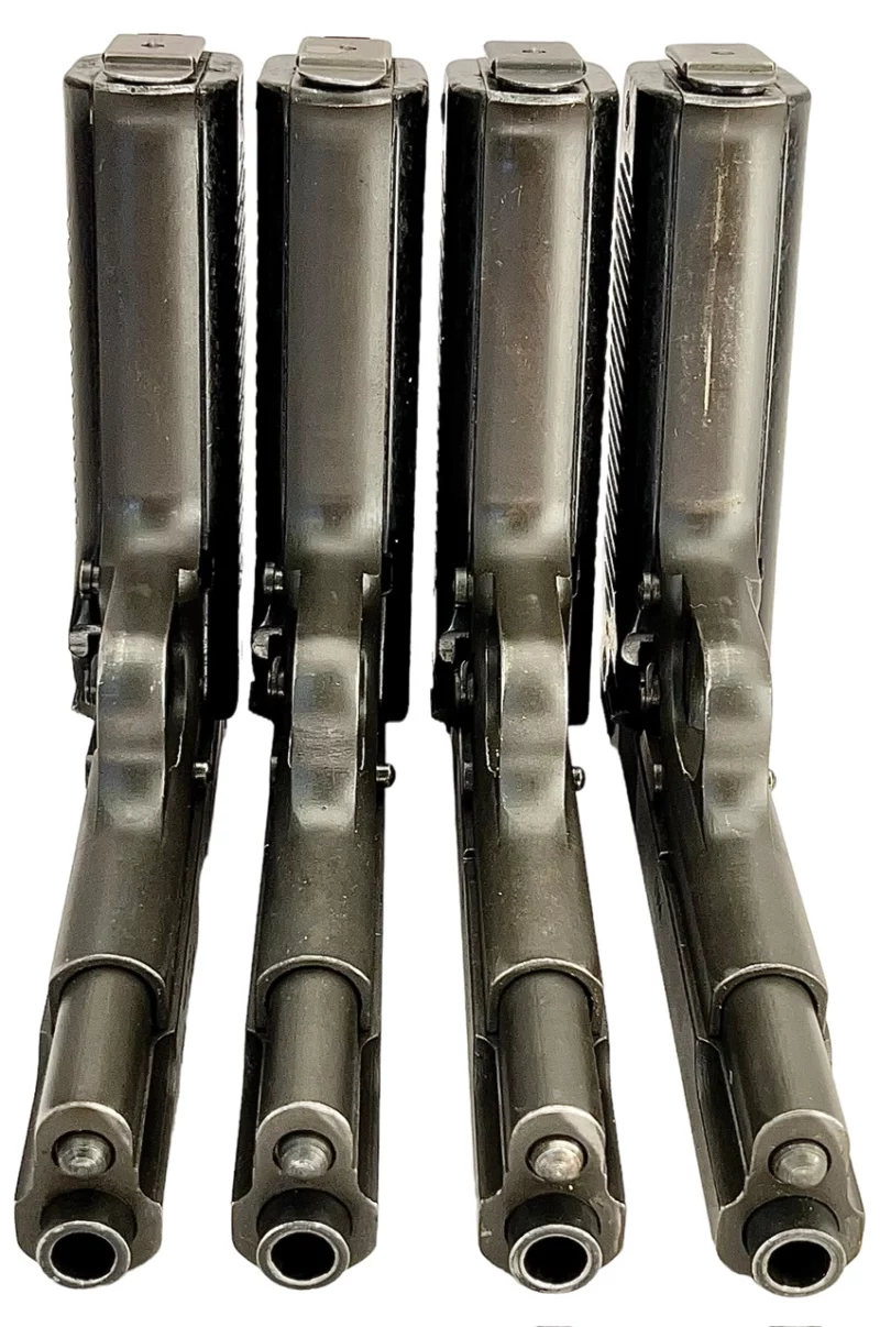 MAC 50 4-Pistol Consecutive Numbered Quad with leather holsters - Image 3