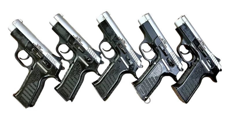 Israeli BUL Cherokee 2-tone 9mm, 16-rd mags, B-grade 4-pack - Image 2