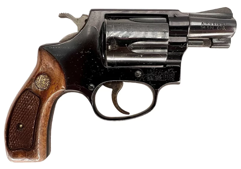 Smith & Wesson Model 37 Airweight revolver 2” .38Spl Blue SN 3J5744 - Image 2