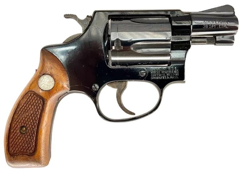 Smith & Wesson Model 37 Airweight revolver 2” .38Spl Blue SN J95027 C&R - Image 2