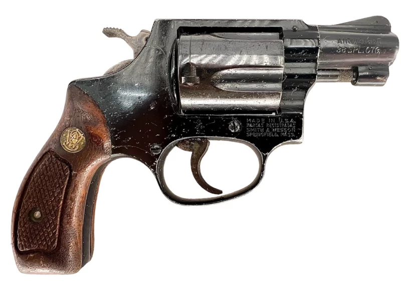 Smith & Wesson Model 37 Airweight revolver 2” .38Spl Blue SNJ756525 - Image 2