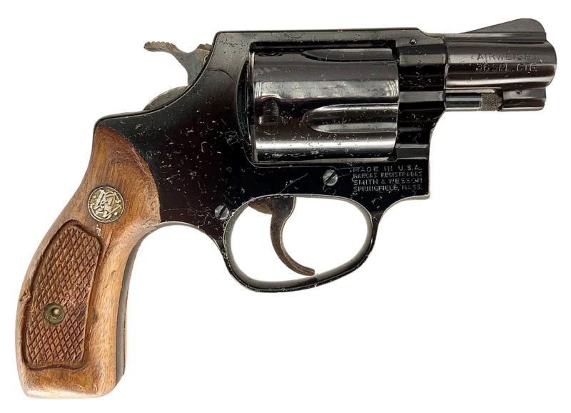 Smith & Wesson Model 37 Airweight revolver 2” .38Spl Blue SN J339000 - Image 2