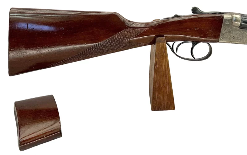 Spanish Side by Side 410ga shotgun Box Lock extractors cut down stock - Image 3