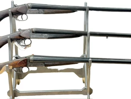 Belgium Side by Side 12ga shotgun - Prince of Wales pistol grip extractors