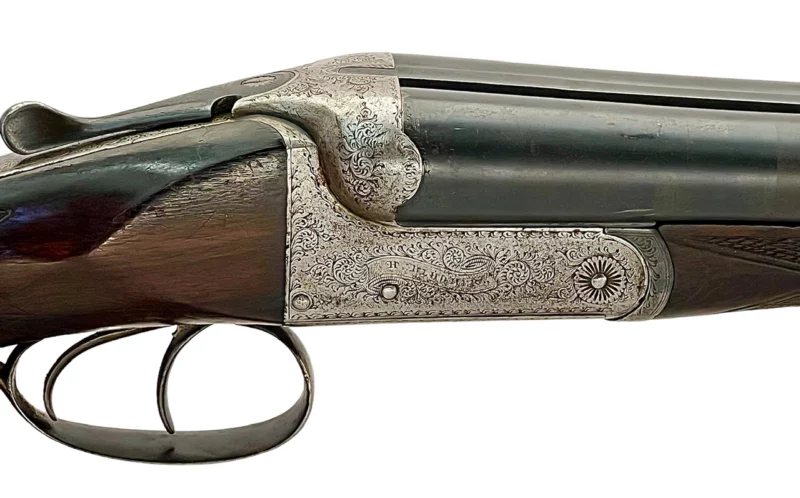 British Side By Side 12 Gauge Shotgun by H. Bloomer - Image 3