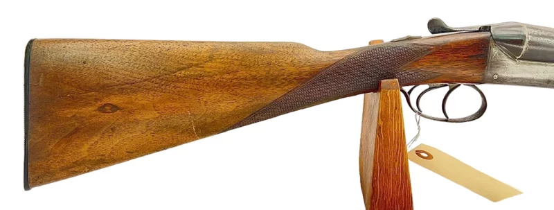 British Side by Side 12ga shotgun by P Knight Nottingham - Image 2