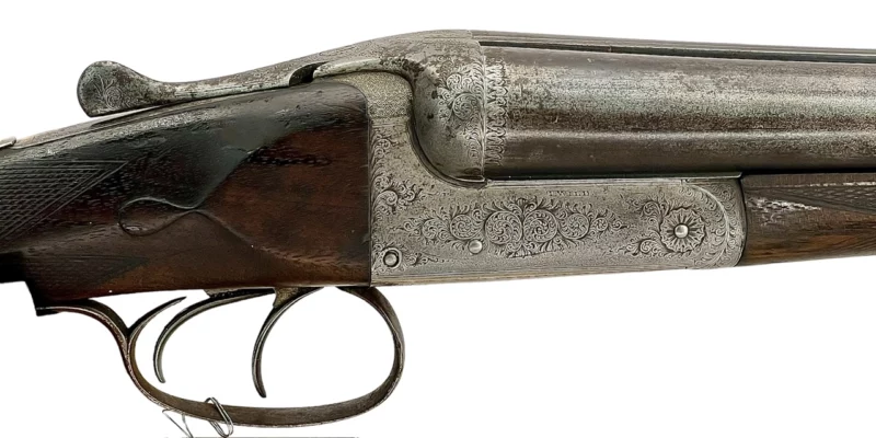 British side by side 12 Gauge shotgun made by T. Wild - Image 4