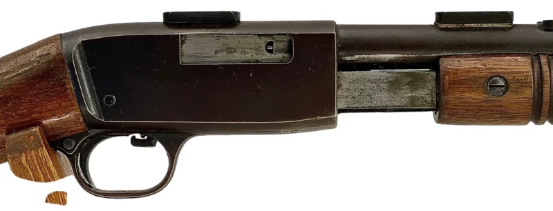 FN Browning Trombone pump-action .22LR rifle SN 100374 - Image 2