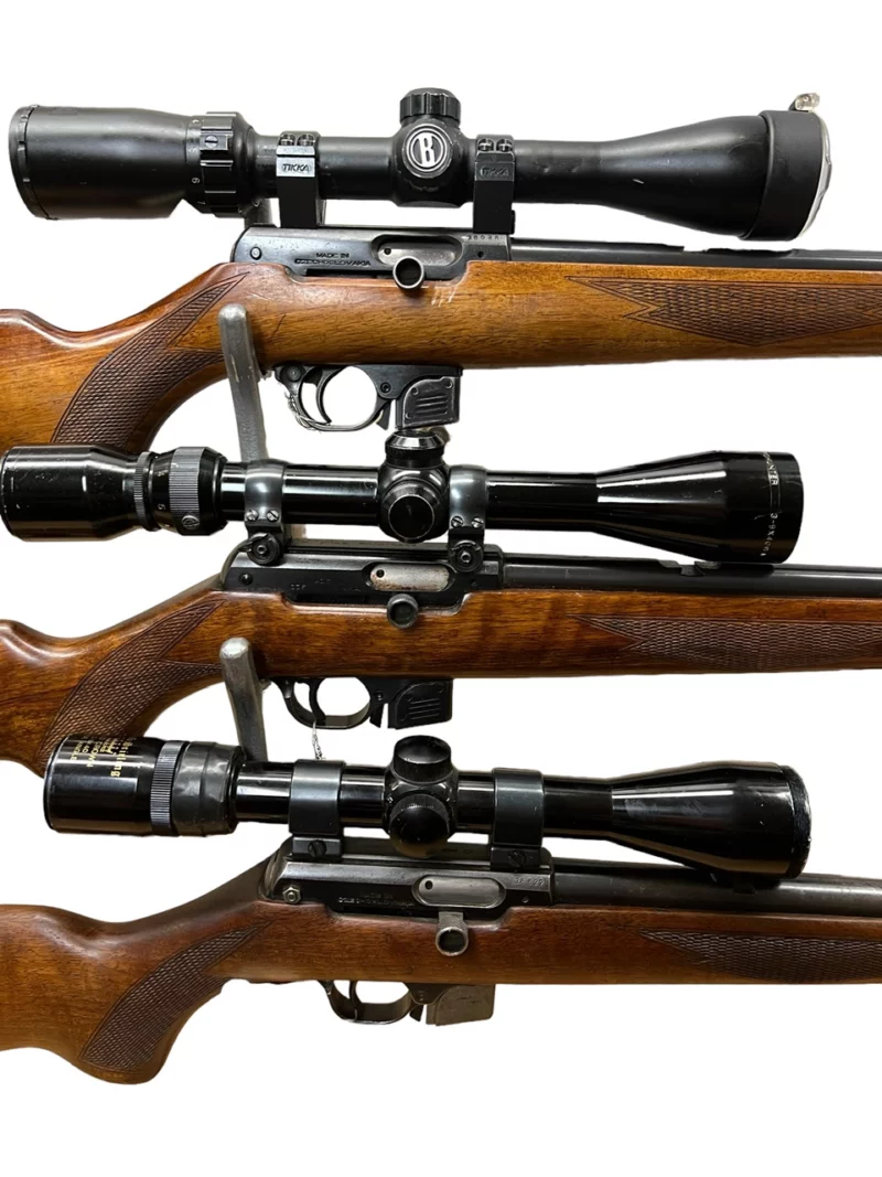 Czech BRNO Model 581 semi-auto .22LR with scope and magazine