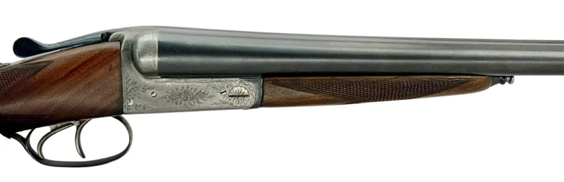 British Made 12 Gauge Side by Side Shotgun London Gun Ejectors - Image 2