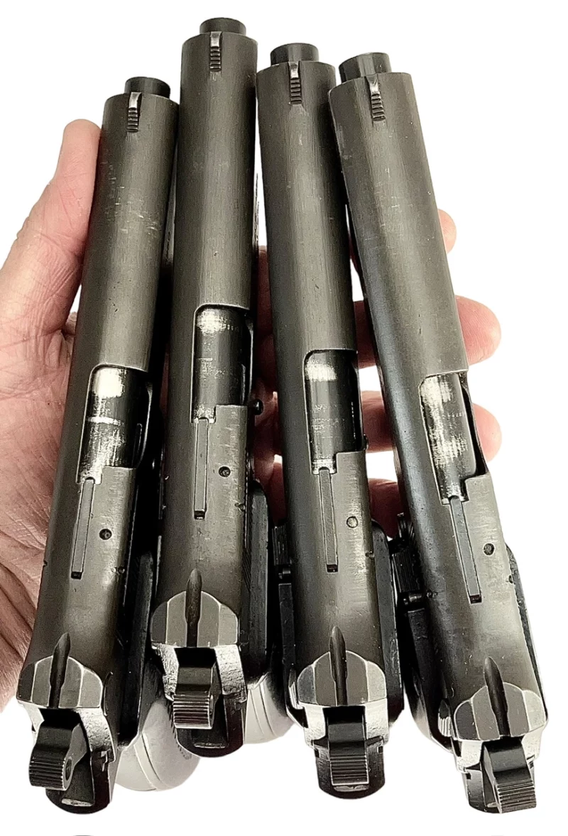 MAC 50 4-Pistol Consecutive Numbered Quad with leather holsters - Image 5