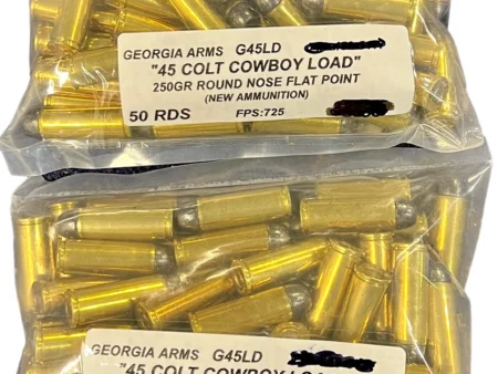 .45 Long Colt ammo 250gr. RNFP 100rds.