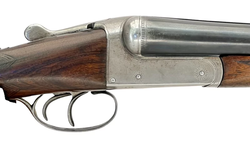 British Side by Side 12 gauge shotgun by F Williams Birmingham - Image 12