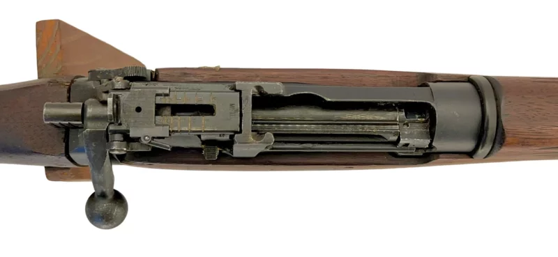 Navy Arms Enfield #4 Mk 1* .303 World War II French Resistance 1944 dated BTPP marked bolt not matching serial number PP 1379 - Image 14