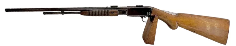FN Browning Trombone pump-action .22LR rifle SN 100374 - Image 5