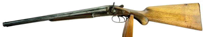 Coach Gun 18.75" .12 gauge Side by Side German Geco mfg., Pistol Grip External Hammers - Image 5