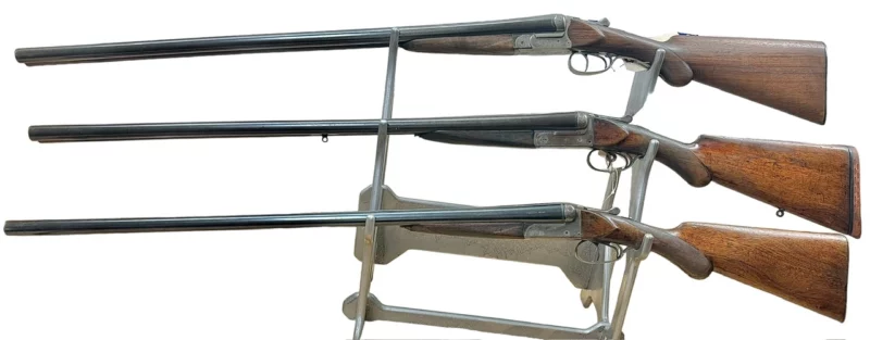 Belgium Side by Side 12ga shotgun - Prince of Wales pistol grip extractors - Image 5