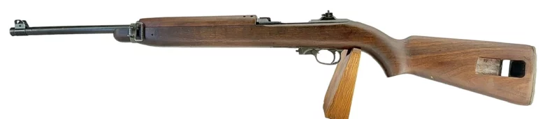 M1 Carbine Inland Type 1 front band, flip-up sight, SN 4,973,249 - Image 5