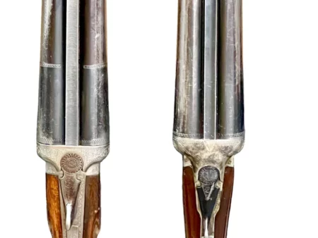 Italian Side by Side 12 gauge shotgun - straight grip ejectors