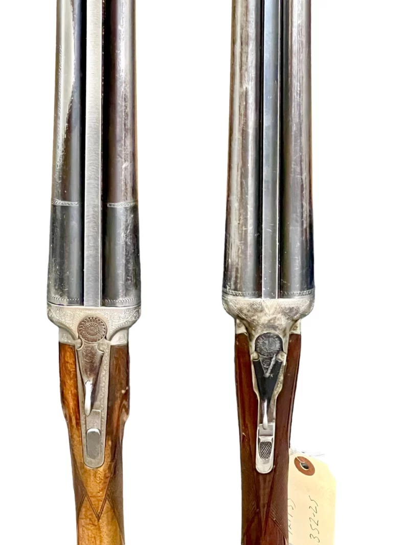 Italian Side by Side 12 gauge shotgun - straight grip ejectors