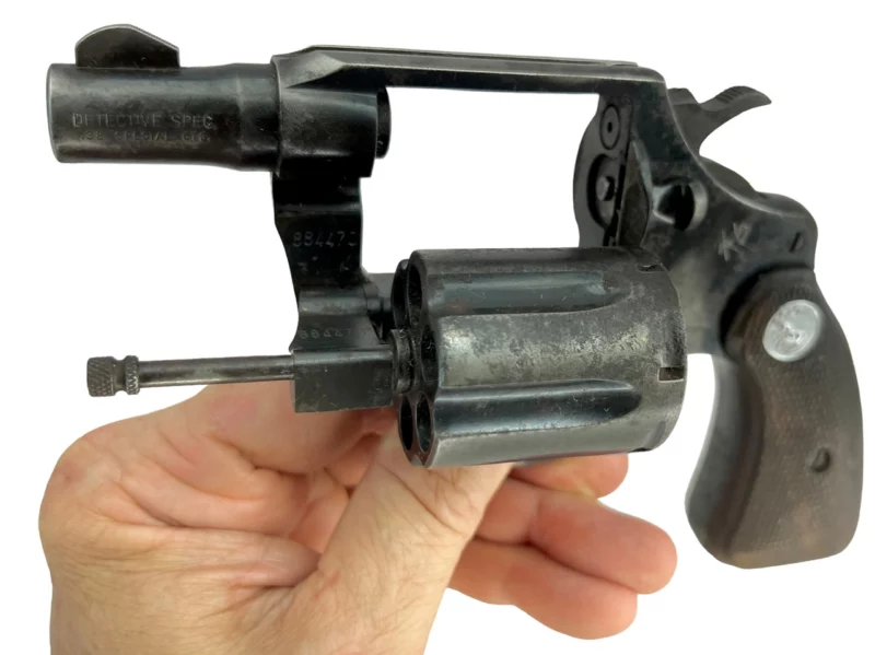 Colt Detective Special revolver 2" blue .38 Spl., 2nd Issue 1965 Mfg SN 884470 - Image 6