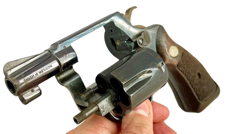 Smith & Wesson Model 36 revolver 2” .38Spl Blue SN 559665 C&R - Image 5