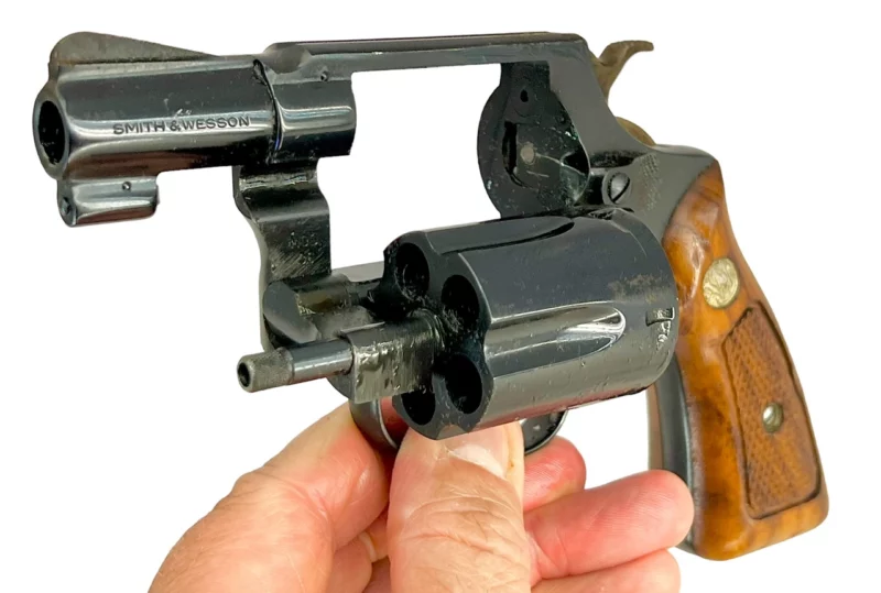 Smith & Wesson Model 36 revolver 2” .38Spl Blue SN J689427 - Image 5