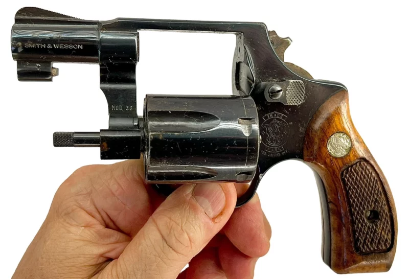 Smith & Wesson Model 36 revolver 2” .38Spl Blue SN AAR0444 - Image 5