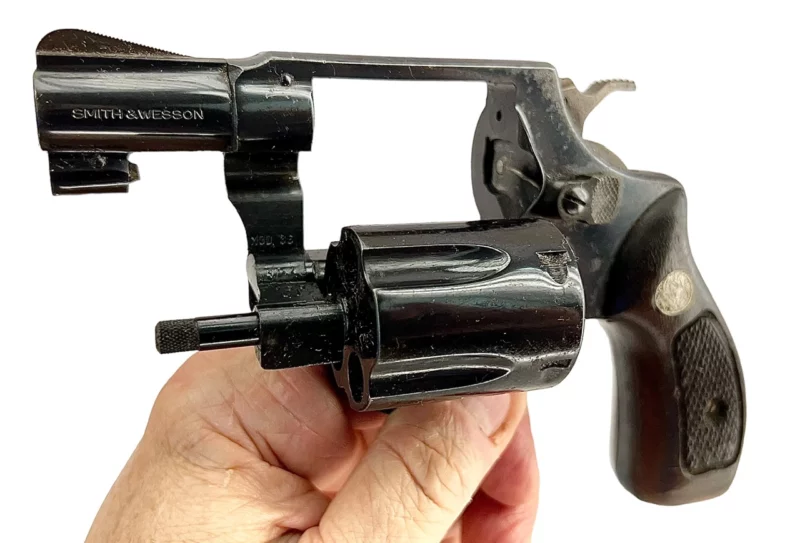 Smith & Wesson Model 36 revolver 2” .38Spl Blue SN J846819 - Image 5