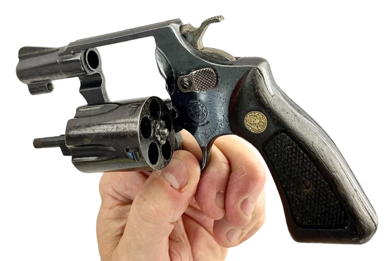 Smith & Wesson Model 36 revolver 2” .38Spl Blue SN J198462 - Image 5