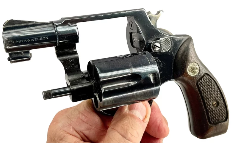 Smith & Wesson Model 36 revolver 2” .38Spl Blue SN J377765 - Image 5