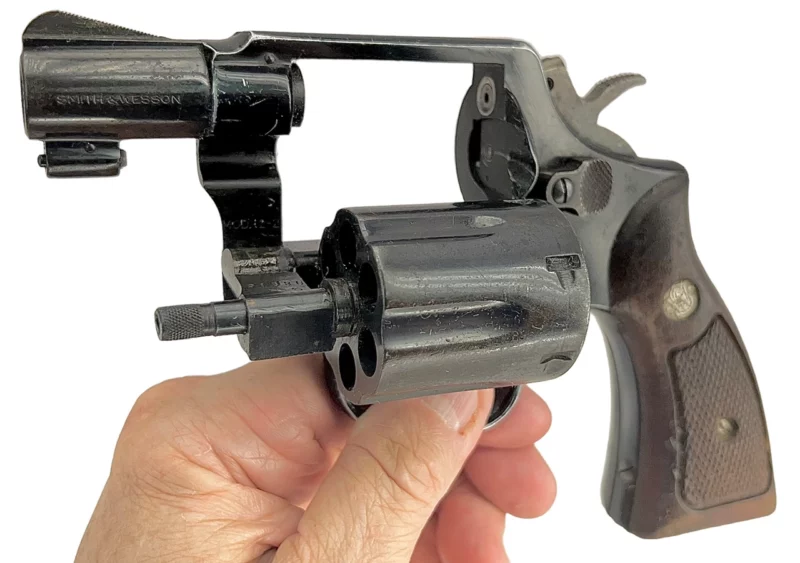 Smith & Wesson Model 12-2 Airweight revolver 2” .38Spl Blue SN2D22479 - Image 5