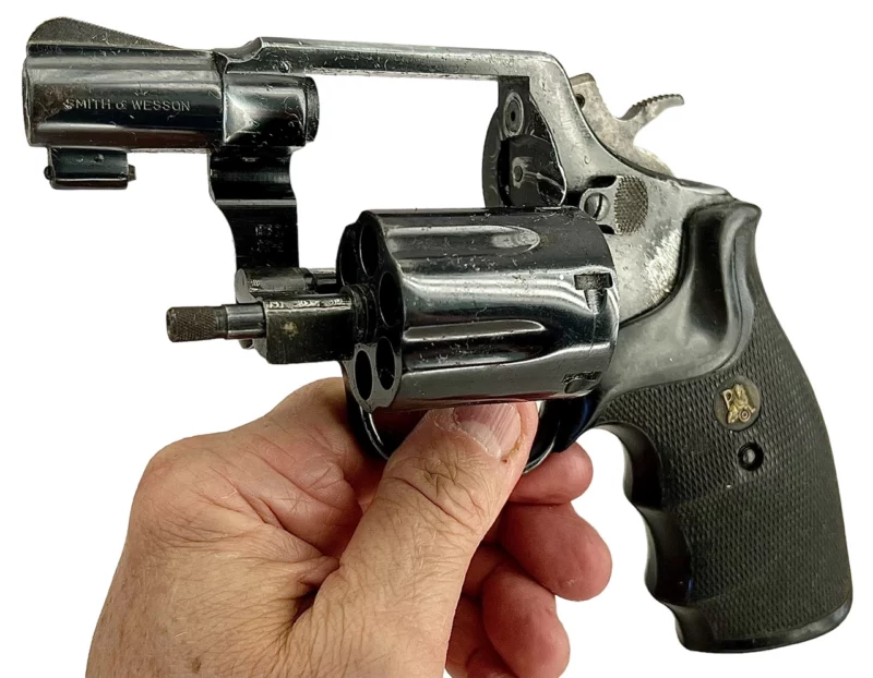 Smith & Wesson Model 12-2 Airweight revolver 2” .38Spl Blue SN D477771 C&R - Image 6