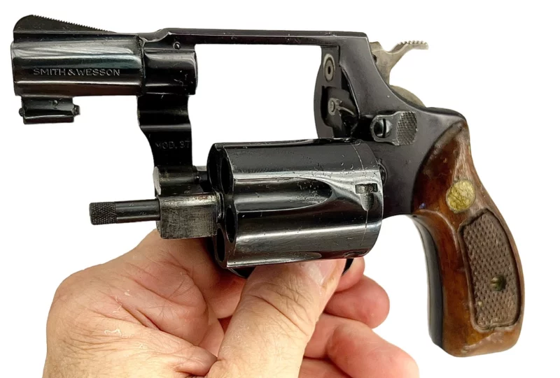 Smith & Wesson Model 37 Airweight revolver 2” .38Spl Blue SN 3J5744 - Image 5