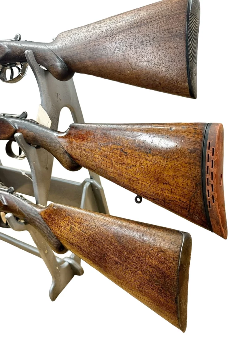 Belgium Side by Side 12ga shotgun - Prince of Wales pistol grip extractors - Image 6