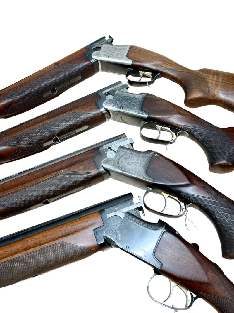 12ga O/U shotgun Spanish Laurona 3” magnum good cond. Double Trigger Full/Modified chokes