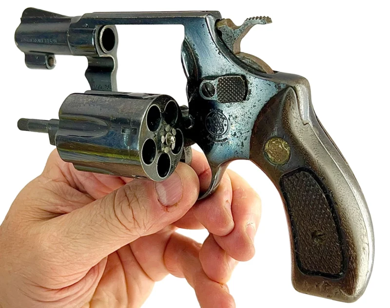 Smith & Wesson Model 36 revolver 2” .38Spl Blue SN 37J689 C&R - Image 6