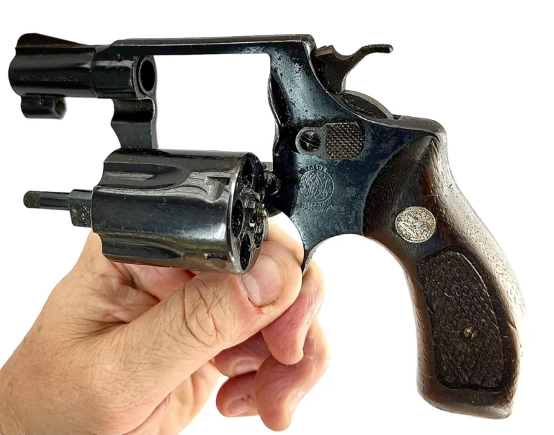 Smith & Wesson Model 36 revolver 2” .38Spl Blue SN J846819 - Image 6