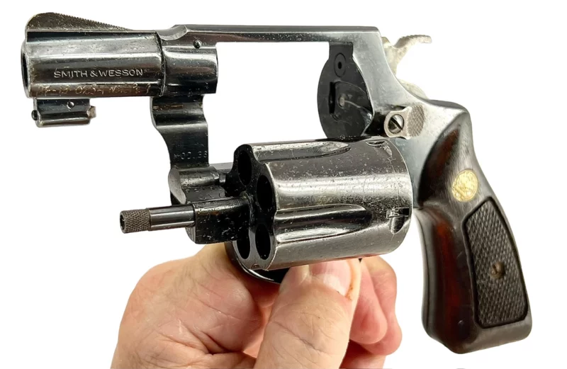 Smith & Wesson Model 36 revolver 2” .38Spl Blue SN J198462 - Image 6