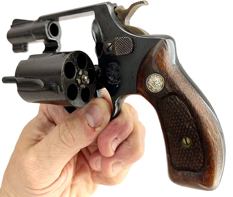 Smith & Wesson Model 36 revolver 2” .38Spl Blue SNJ234555 - Image 7