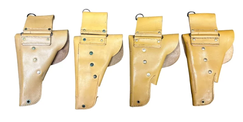MAC 50 4-Pistol Consecutive Numbered Quad with leather holsters - Image 8