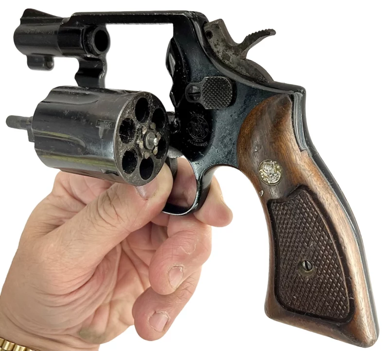 Smith & Wesson Model 12-2 Airweight revolver 2” .38Spl Blue SN2D22555 - Image 6