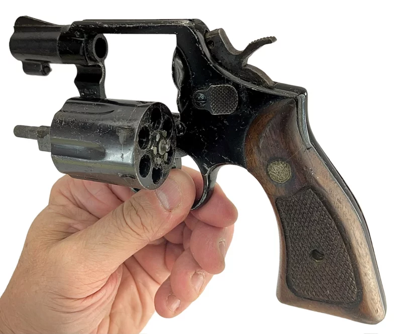 Smith & Wesson Model 12-2 Airweight revolver 2” .38Spl Blue SN D379483 C&R - Image 6