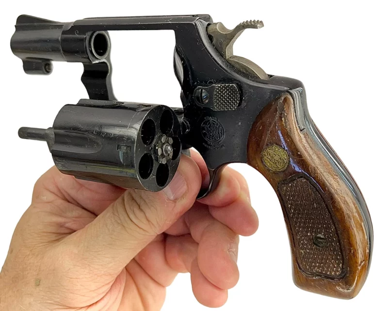 Smith & Wesson Model 37 Airweight revolver 2” .38Spl Blue SN 3J5744 - Image 6