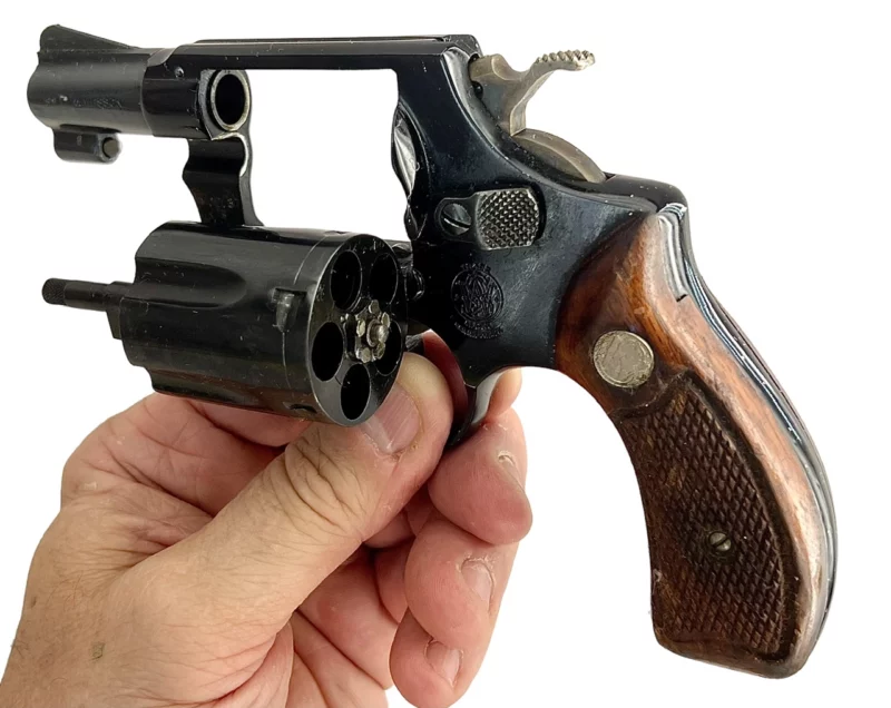 Smith & Wesson Model 37 Airweight revolver 2” .38Spl Blue SN 603289 - Image 6