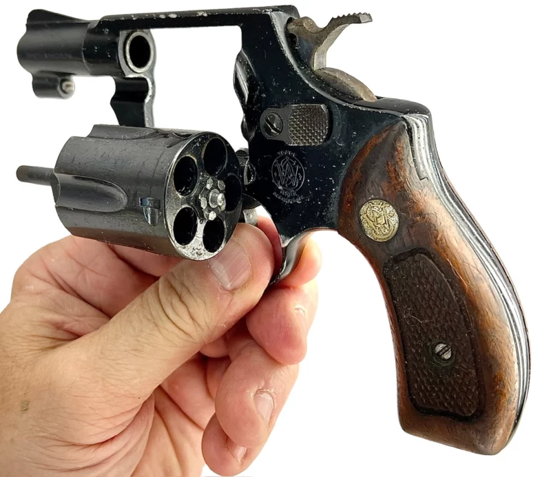 Smith & Wesson Model 37 Airweight revolver 2” .38Spl Blue SNJ756525 - Image 6