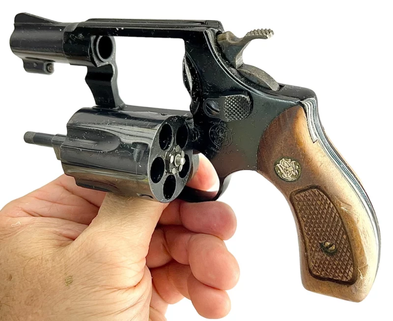 Smith & Wesson Model 37 Airweight revolver 2” .38Spl Blue SN J339000 - Image 7