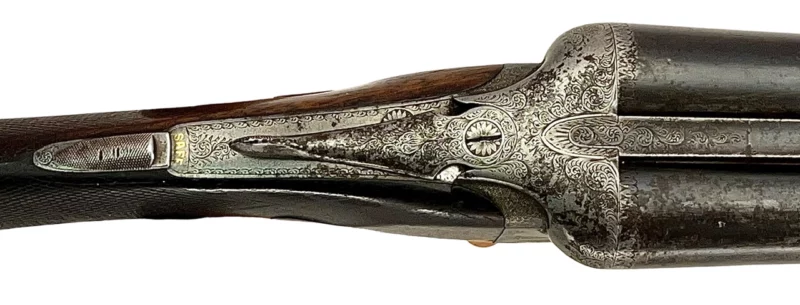 British side by side 12 Gauge shotgun made by T. Wild - Image 6