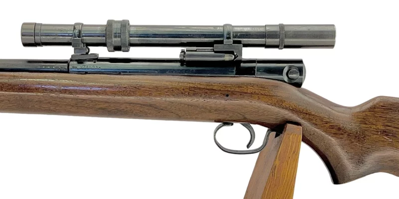 Winchester 74 .22 semi-auto rifle with rare Alex Martin riflescope - Image 7