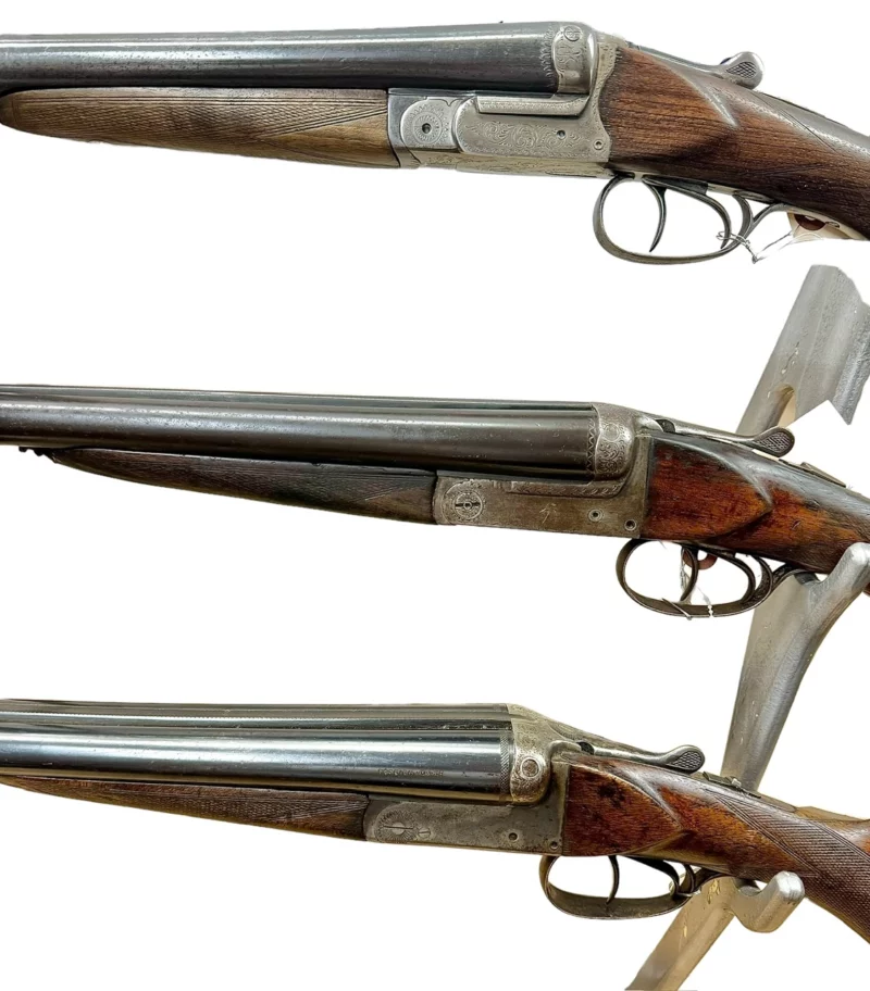 Belgium Side by Side 12ga shotgun - Prince of Wales pistol grip extractors - Image 7
